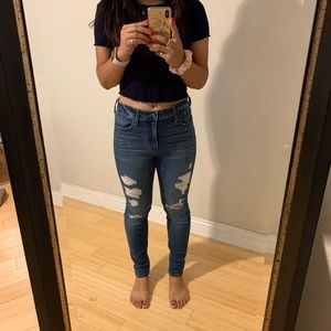 Abercrombie & Fitch high rise super skinny jean